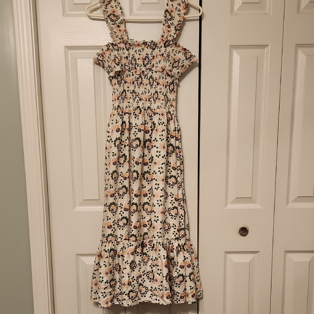 Shrimps 100% Silk Floral Dress
